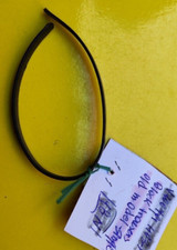 VECCHIO LUCCHETTO PANTALONE SINGOLO IN ACCIAIO VERNICIATO NERO PER BICI VINTAGE