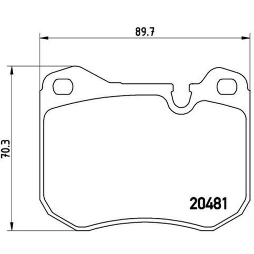 Kit pastiglie freno brembo - kit,