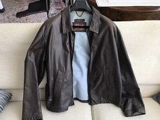 Stewart Giubbotto Pelle Vintage XL Marrone Ottime Condizioni, come da foto