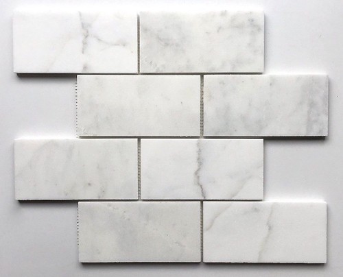 Piastrella marmo lucido bianco