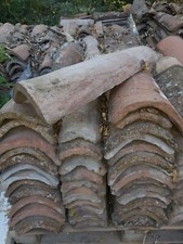 Tegole Coppi Antichi  in cotto ( n. 5000 ) per ristrutturazione a Minerbio BO 