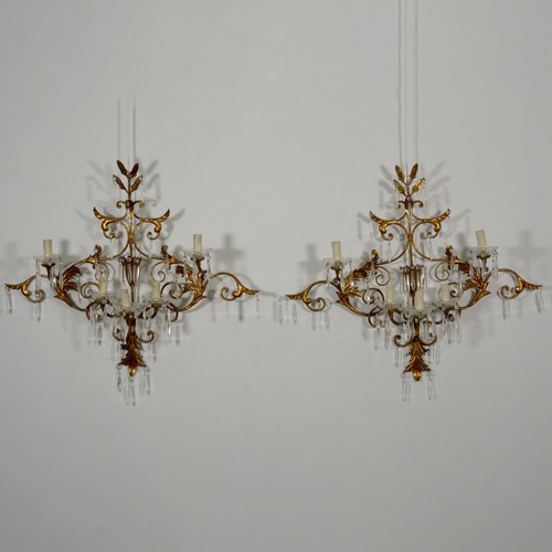 Coppia applique metallo - di,