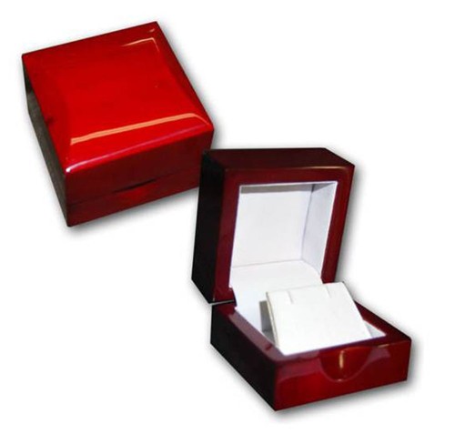 Orecchini scatola legno di - 6,