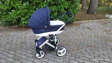 trio passeggino Momon Vernuji Blue Royal