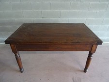 Tavolo a plancia doppia in ciliegio massello Luigi Filippo 1860 Piemonte