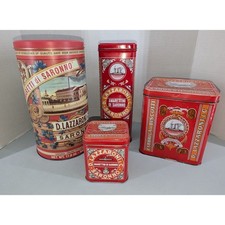 4 Lazzaroni Saronno Metal Tins