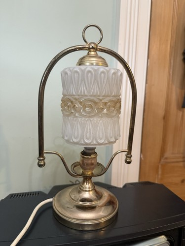 Vintage brass tone table lamp - vintage,