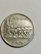 50 centesimi Leoni 1921 Rigato