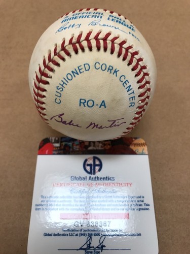 Baseball firmato babe martin - babe,