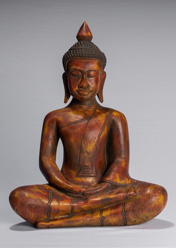 Antico khmer stile legno - antico,