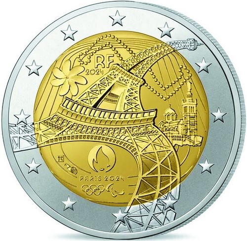 Francia 2024 euro torcia - -,