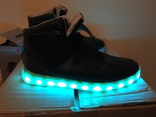 scarpe uomo,modello “SIMILE” Nike Air Force,con Led. Num. 41 Colore Nero