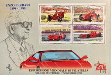 Foglietto Italia 1998 Enzo