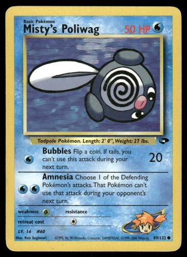 Pokemon misty poliwag 2000 - poliwag,