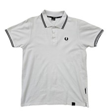 Fred Perry Men's White Twin