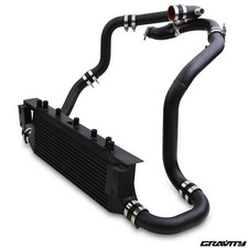 KIT INTERCOOLER IN LEGA NERA MONTAGGIO ANTERIORE FMIC PER SUBARU IMPREZA NEWAGE WRX STI