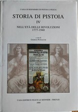 Storia di Pistoia. vol.IV