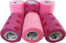 Bendaggio coesivo rosa 3 - -,