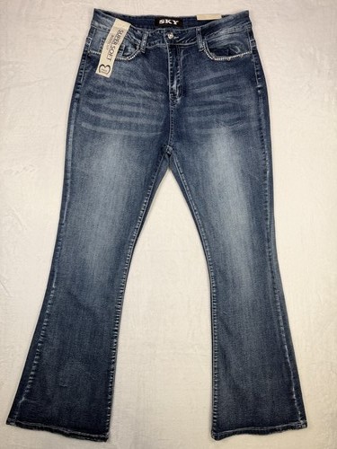 Jeans donna bootcut - , sky