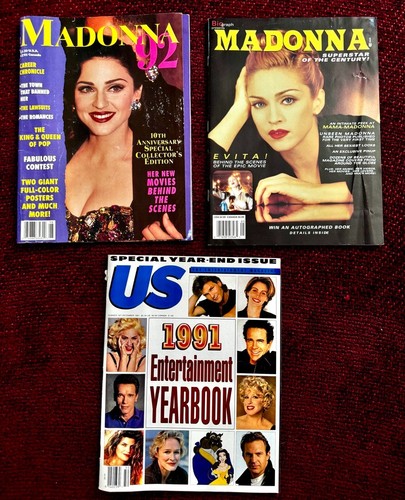 Madonna magazine book lot - madonna,