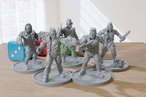 Street gang 3d printed - street,