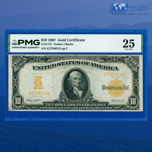1172 1907 10 dollari - 1907, $10