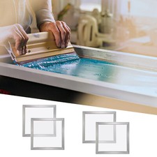 VEVOR Kit di Telaio Serigrafico 4 Pezzi Lega di Alluminio 50,8x50,8cm 110 Maglie