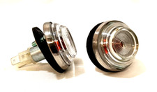 Coppia Frecce Lucciole Laterali Trasparenti Bianche per FIAT 500 F L R