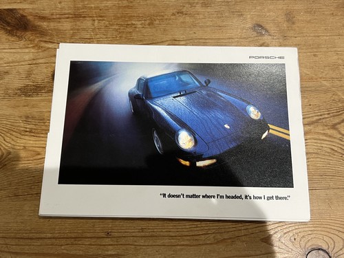 Schede depliant porsche - schede, 911
