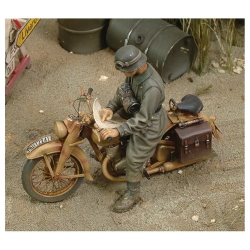 Ww2 motociclista soldato - 1/35,
