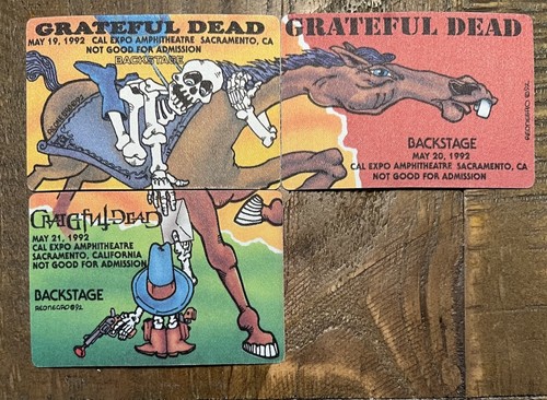 Grateful dead backstage pass - grateful,