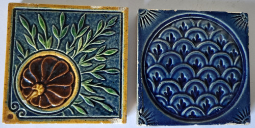 Coppia piastrelle ceramica - piastrelle,