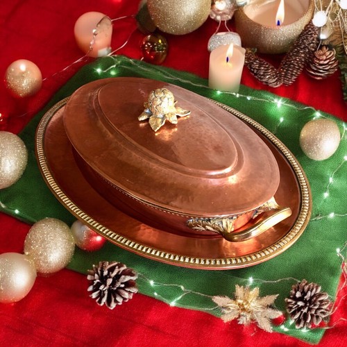 Casseruola ovale rame - casseruola,