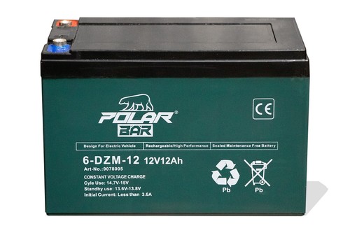 Batteria 12v 12ah - agm, piombo