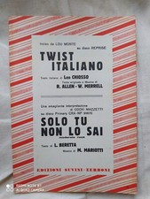 LOU MONTE "TWIST ITALIANO" - COCKI MAZZETTI "SOLO TU NON LO SAI" - 1962 - SUVINI