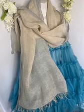 Sciarpa Lino Terra Di Siena