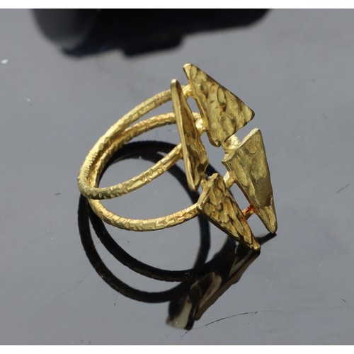 Anello stile etrusco oro - in,