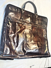  BORSA VALIGIA PORTA ABITI DA VIAGGIO PELLE RETRO' VINTAGE ANNI 60