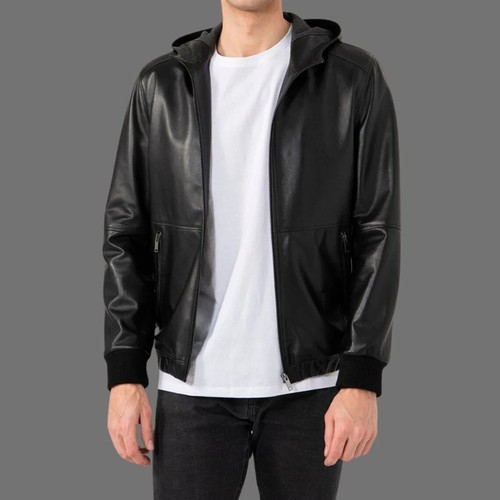 Giacca moto racer - , pelle