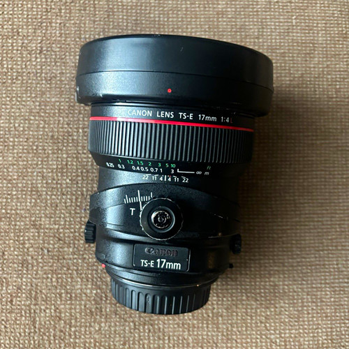 Canon 17mm f - ts-e,