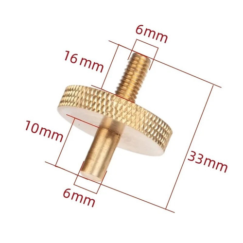 Viti regolabili ottone - in,
