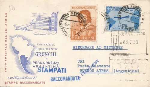 Postal history 1961 - postal, history-1961