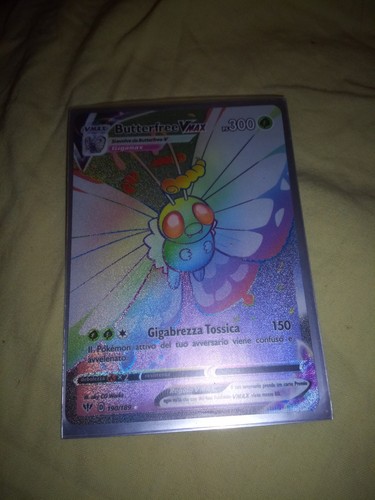Carta pokemon butterfree vmax - pokemon,
