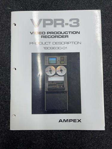 Ampex vpr video production - ampex, vpr-3