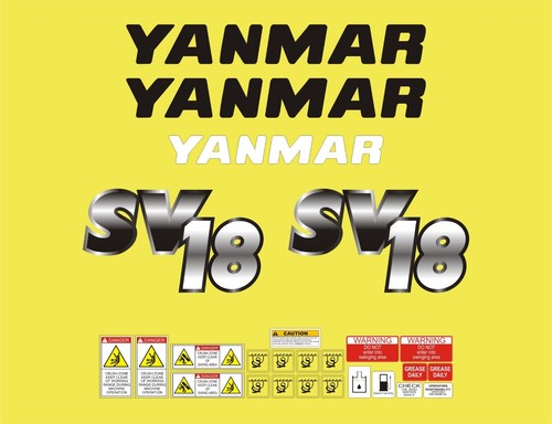 Yanmar sv18 mini escavatore - yanmar,