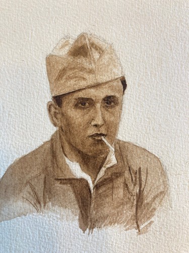 Bel disegno lavis inchiostro - disegno,