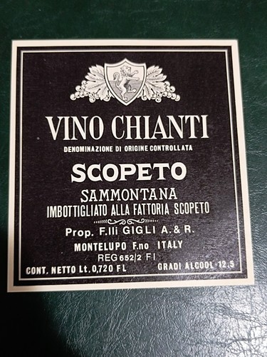 Etichetta vino chianti - vino,