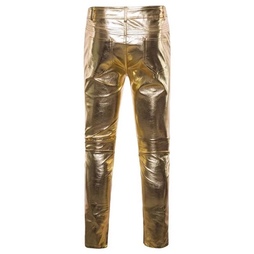 Pantalone uomo ecopelle