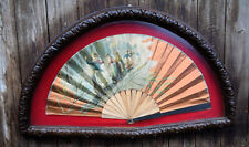 ANTICO VENTAGLIO  CORNICE scolpita EPOCA primi del  XX SECOLO Raro