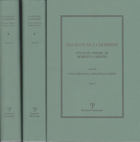 Gli antichi moderni - i, studi
